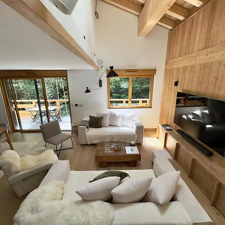 Les Cimes De L Alpage - Duplex Luxe 130 M2 Au Pied Des Pistes アパート コンブルー
